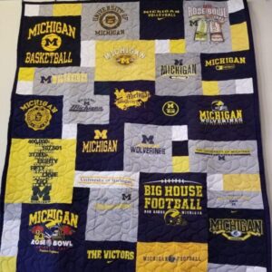 Michigan Pride Quilt Blanket Lv01  Quilt